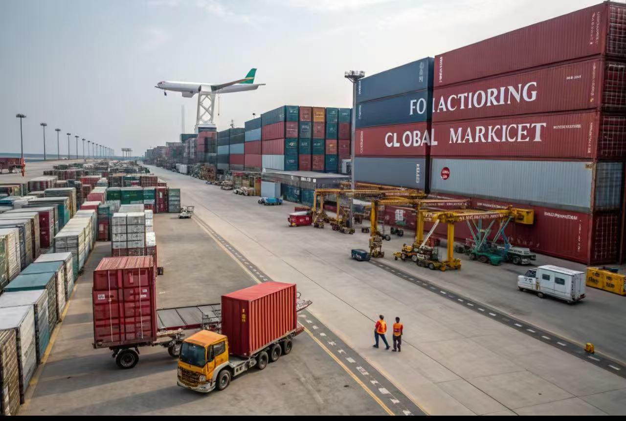 International ocean freight terminal