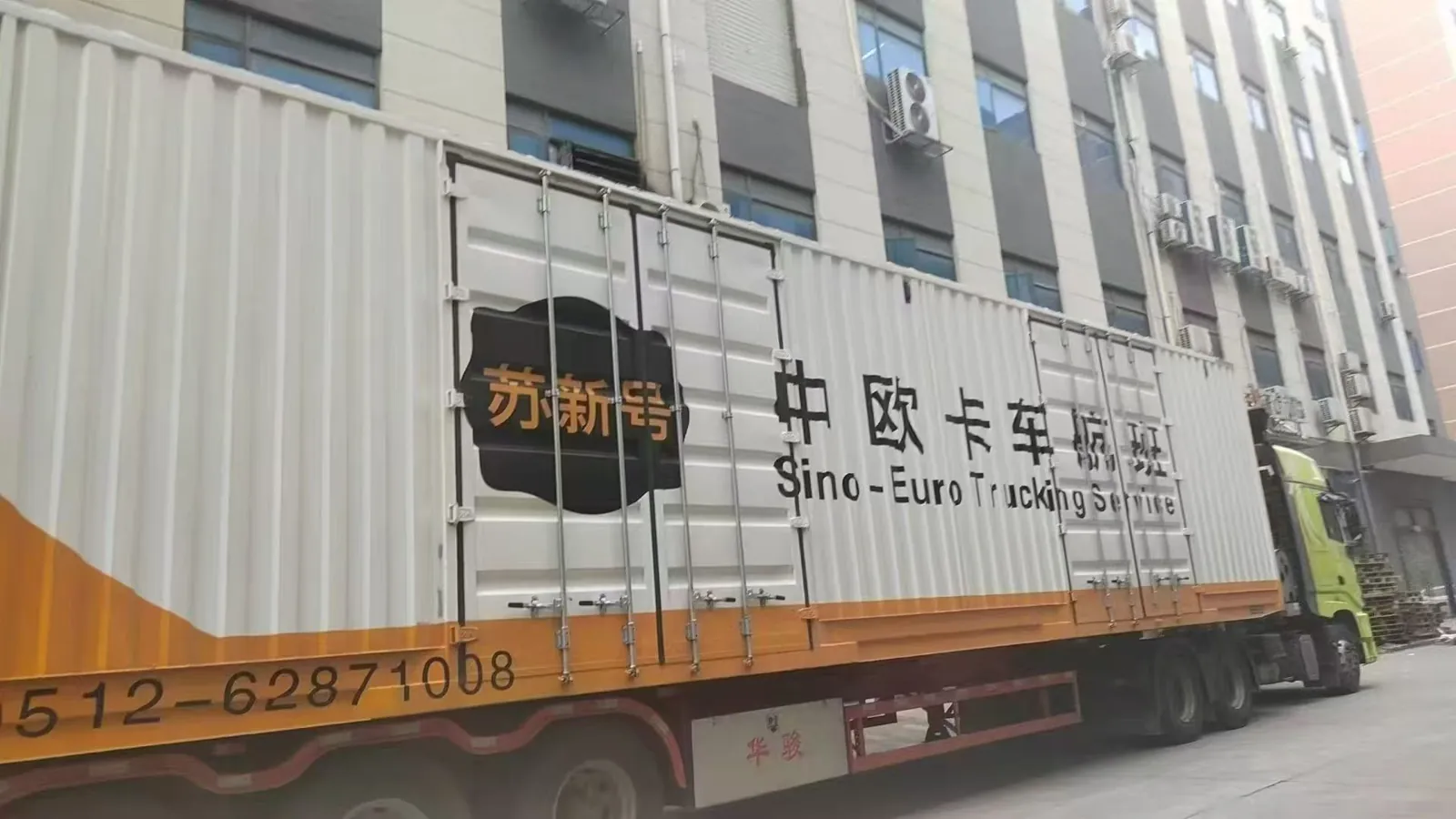 China-Europe trucking container